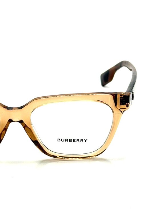NEW BURBERRY B 2324 3897 TRANSPARENT LIGHT BROWN UNISEX EYEGLASSES 50MM 17 140 main image 7